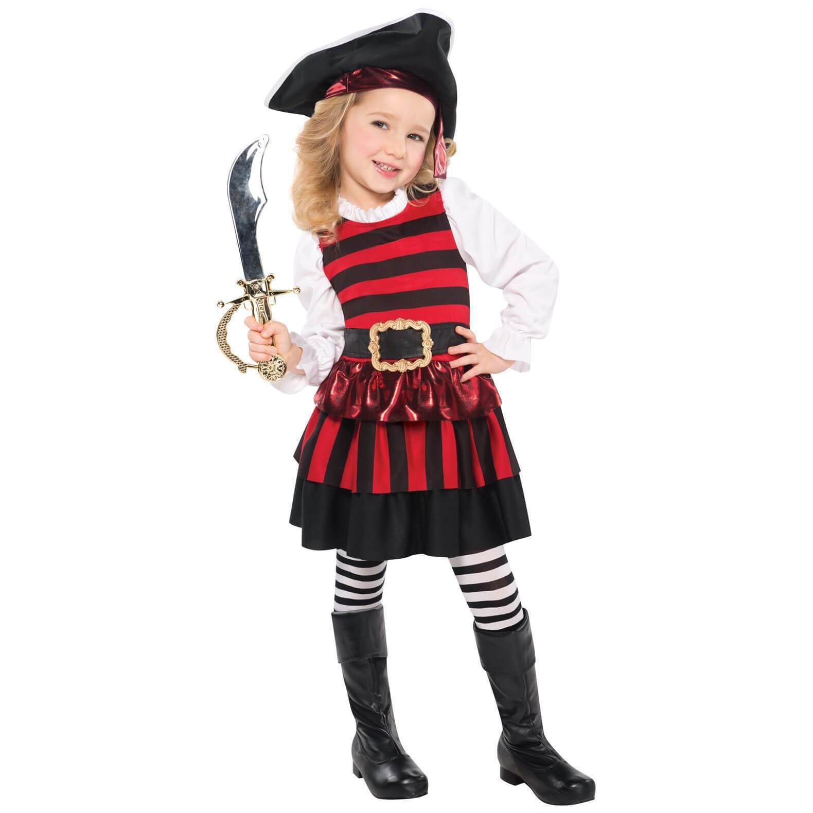 Child Little Lass Pirate Girl Costume Costumes & Apparel - Party Centre