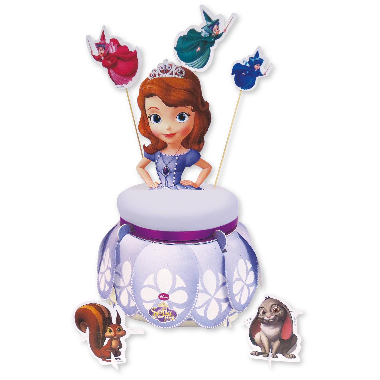 Sofia The First Single Level Cake Stand Party Accessories - Party Centre