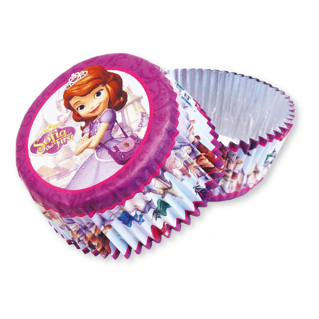 Sofia The First Foil Cake Cases 24pcs Party Accessories - Party Centre