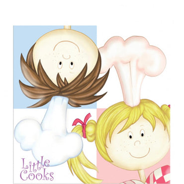 Little Cooks Luncheon Tissues 16pcs Printed Tableware - Party Centre