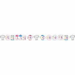 Little Cooks 3D Pop-up Letter Banner 2.2m x 15cm Decorations - Party Centre