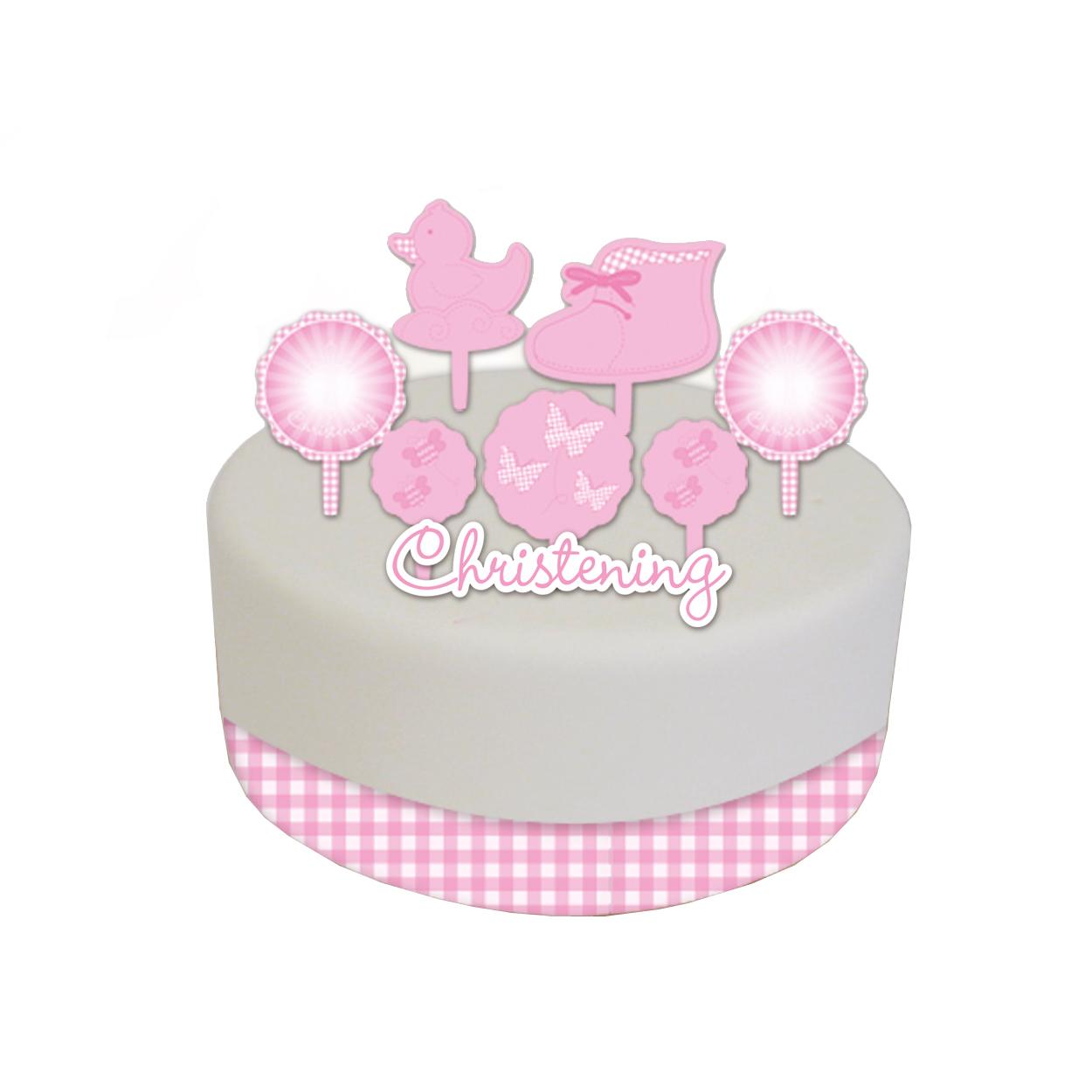 Pink Booties Cake Decorating Kit Party Accessories - Party Centre