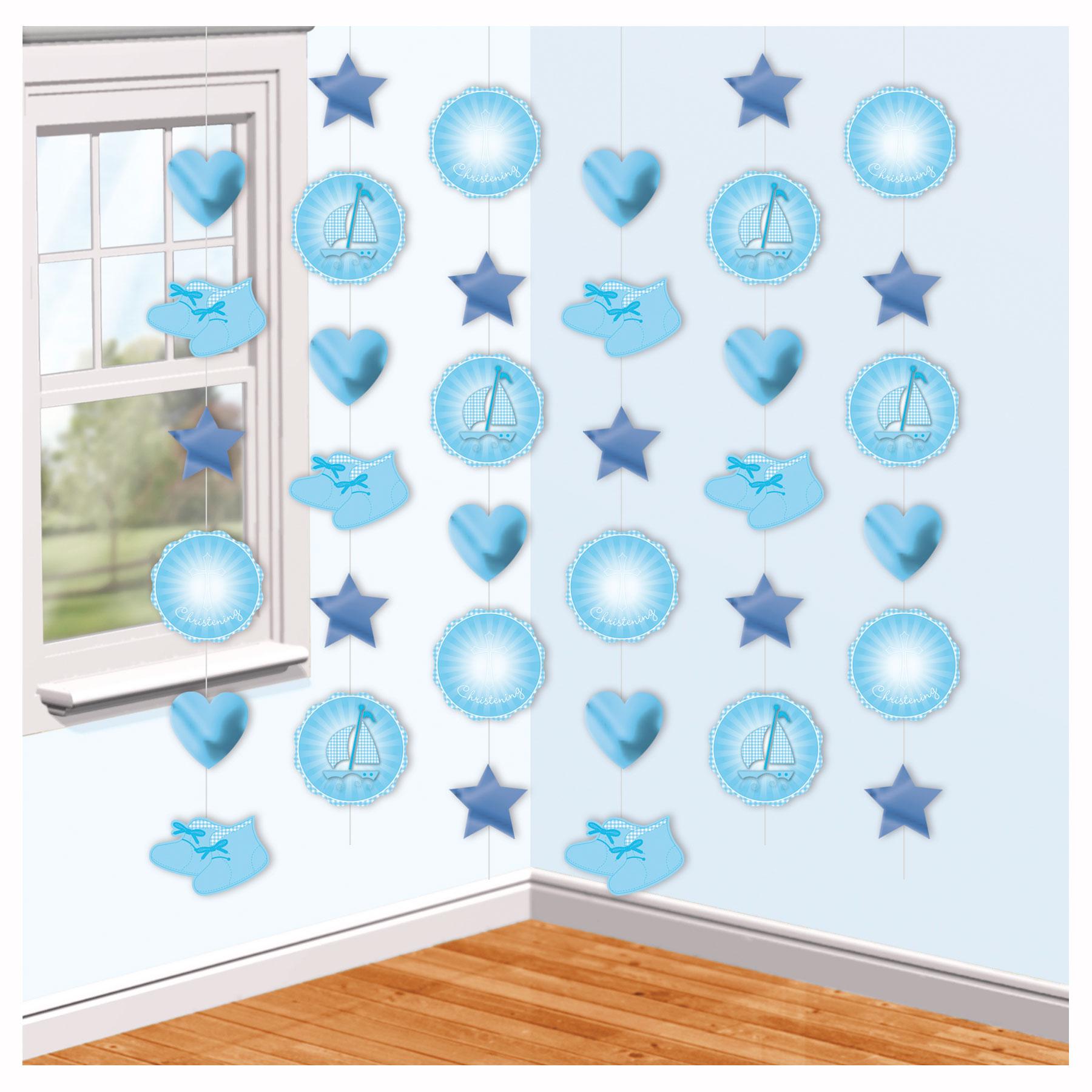 Blue Booties String Decoration Decorations - Party Centre