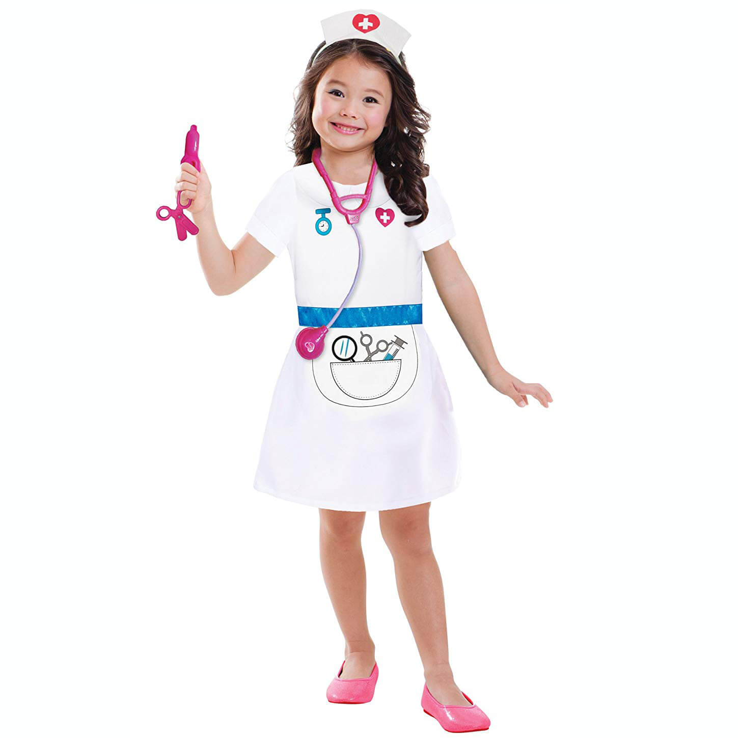 Toddler Nurse Role Play Set Career Costume Costumes & Apparel - Party Centre