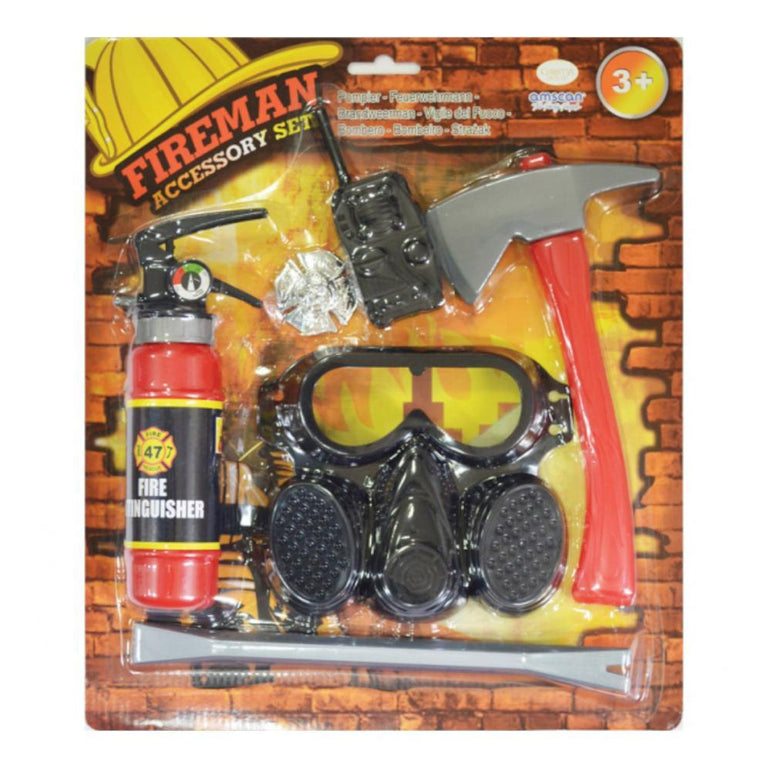 Fireman Accessory Set Costumes & Apparel - Party Centre