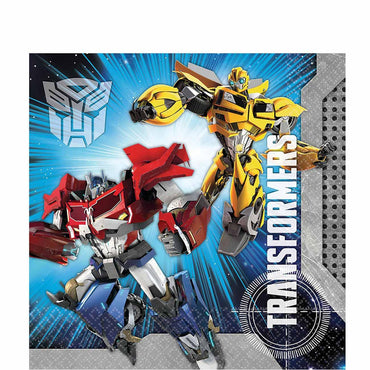 Transformers Lunch Tissues 20pcs Printed Tableware - Party Centre