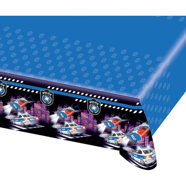 Police Table Cover Printed Tableware - Party Centre