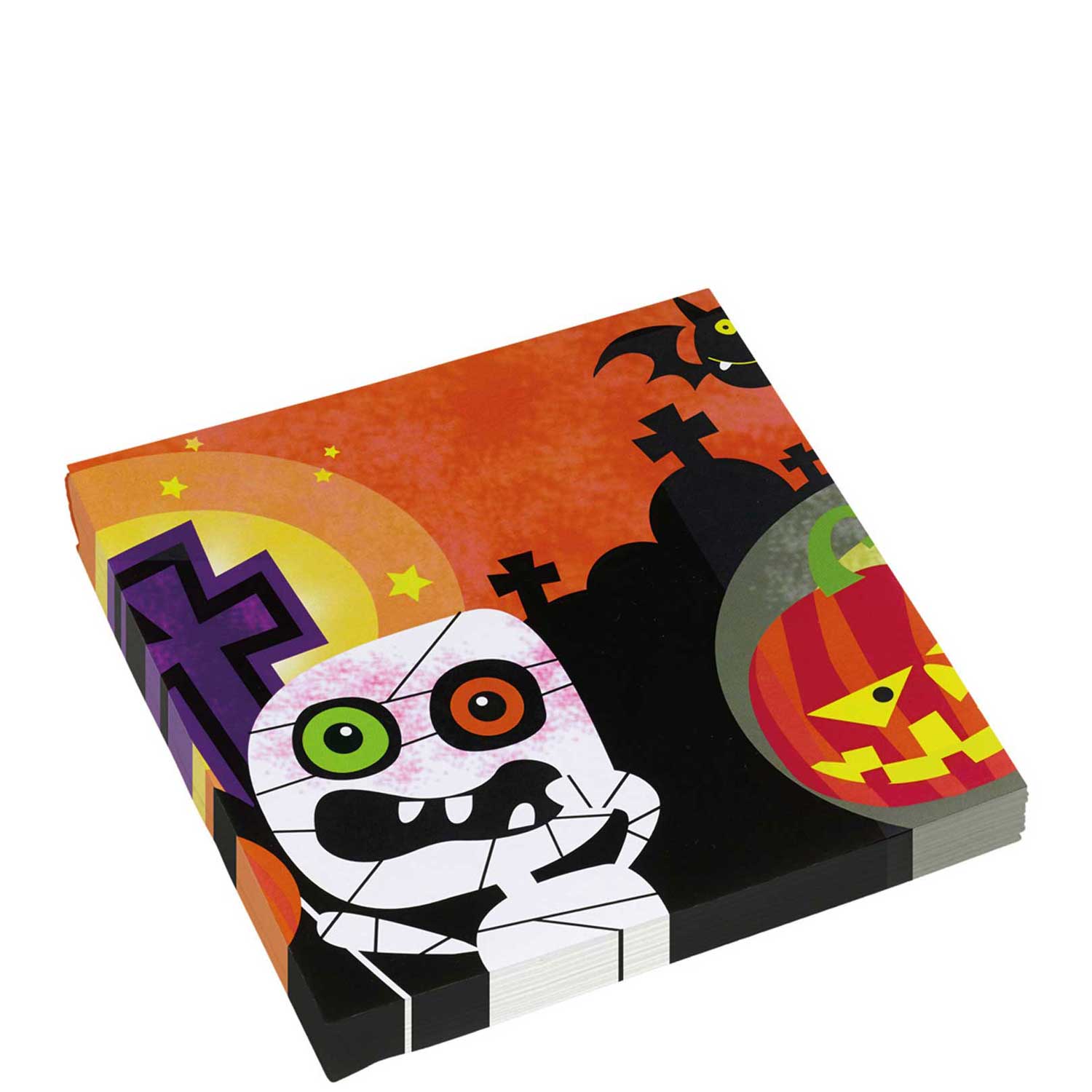 Halloween Kids Lunch Tissue 20pcs Printed Tableware - Party Centre