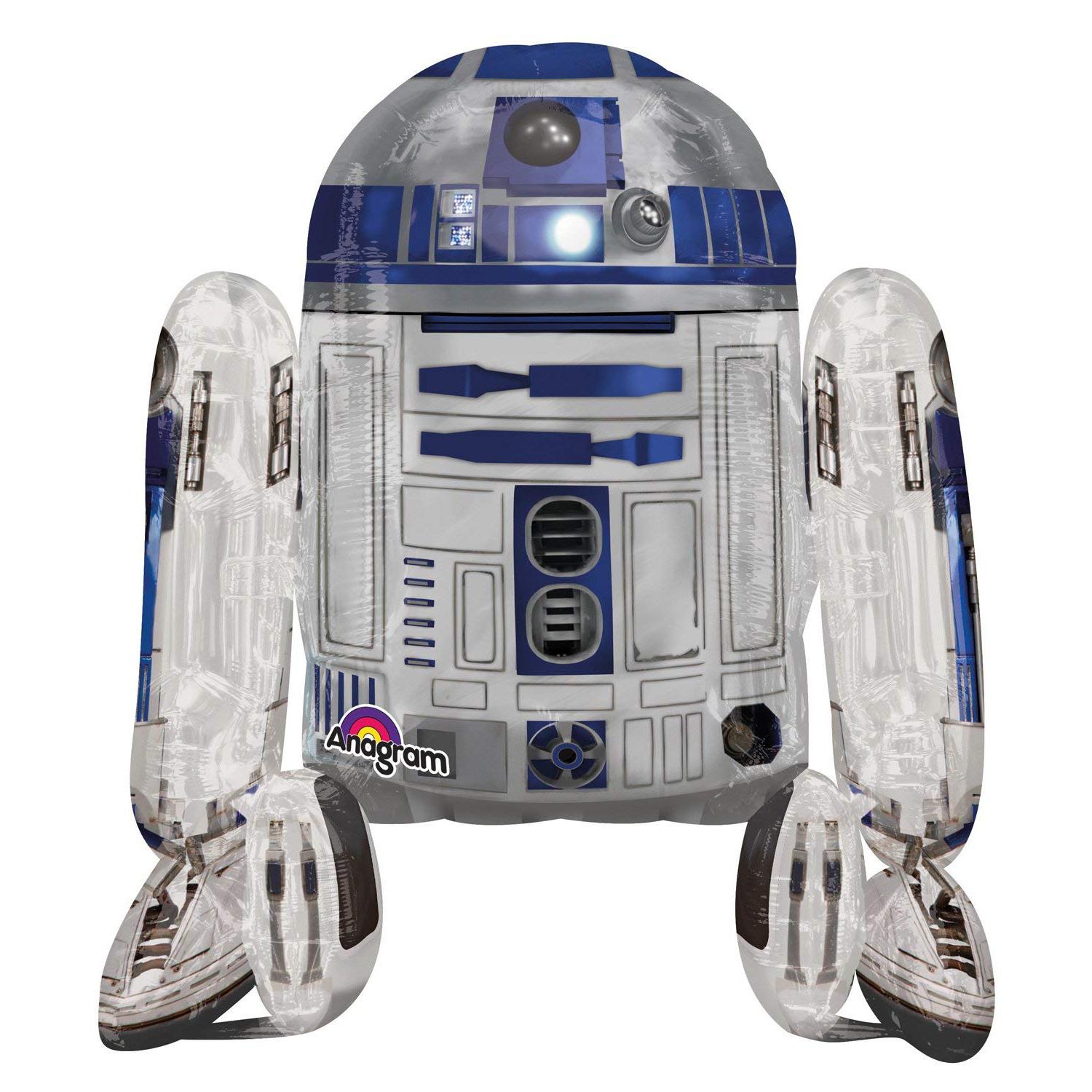 Star Wars R2D2 AirWalker 34x38in Balloons & Streamers - Party Centre