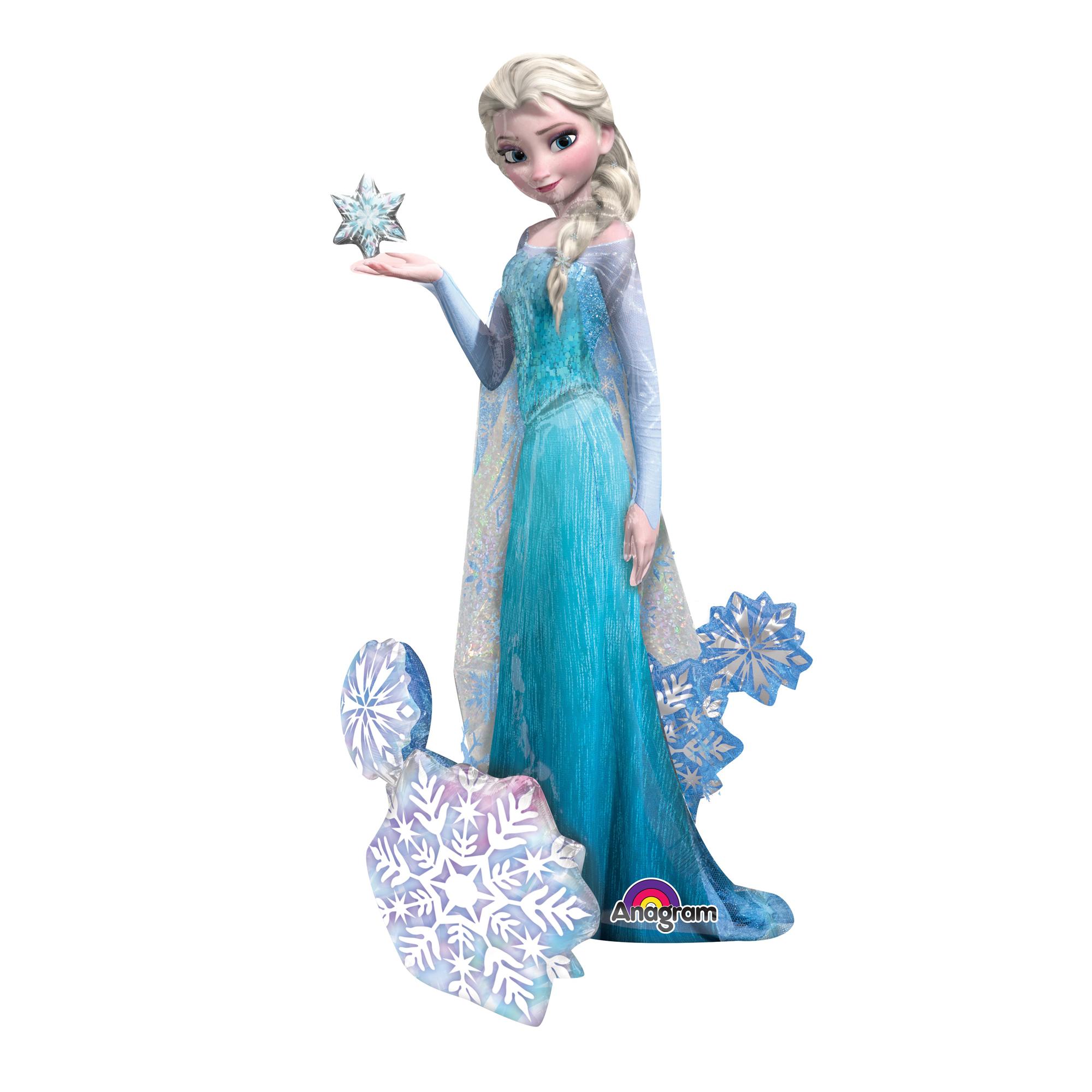 Frozen AirWalkers Elsa the Snow Queen Foil 35 x 57in Balloons & Streamers - Party Centre