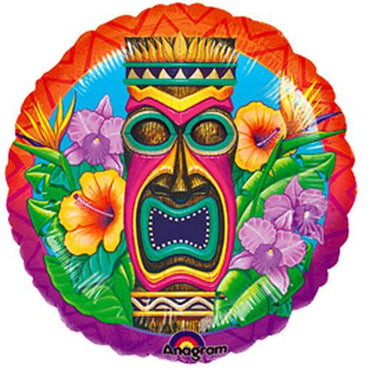 Tiki Island Foil Balloon 18in Balloons & Streamers - Party Centre