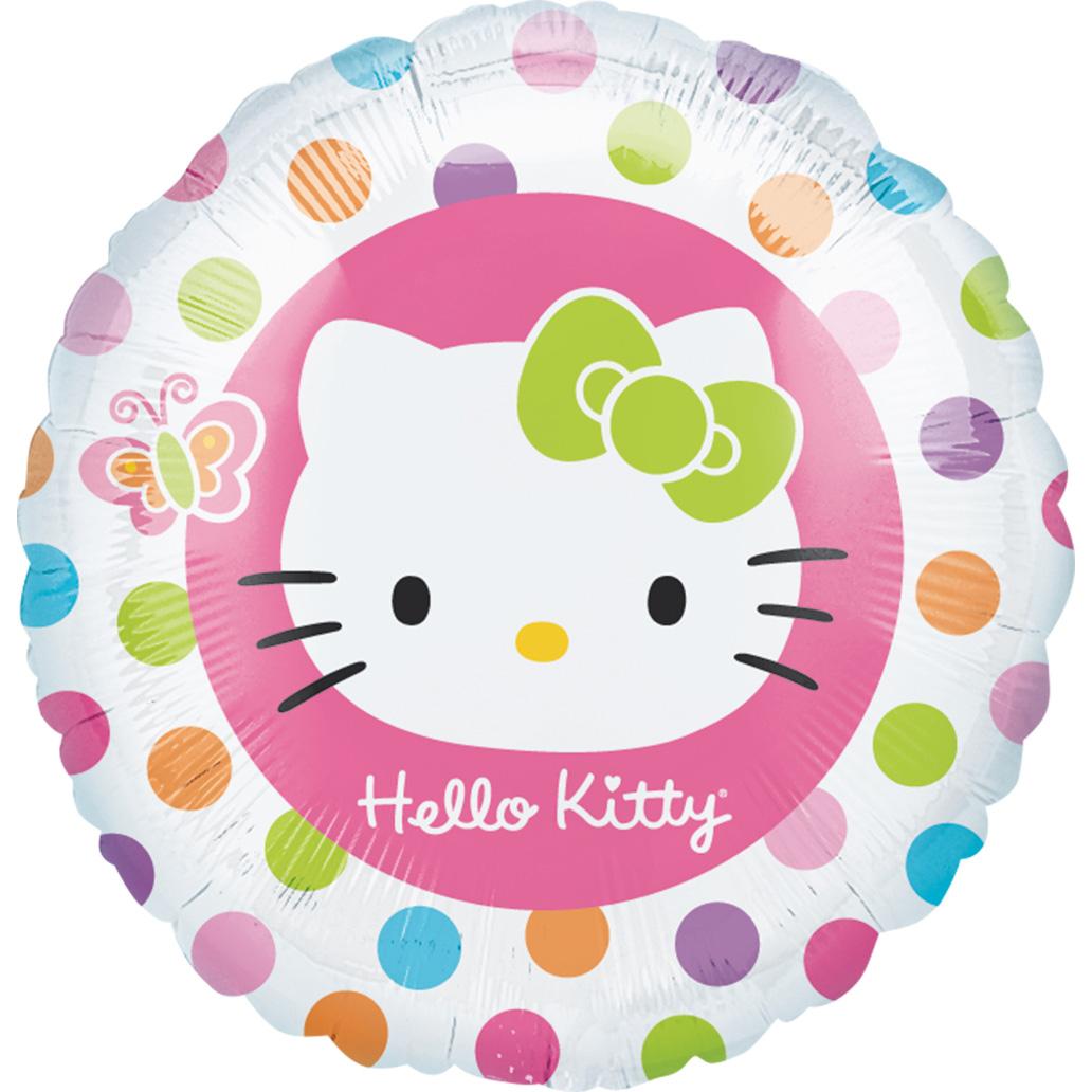Hello Kitty Rainbow Foil Balloon 45cm Balloons & Streamers - Party Centre