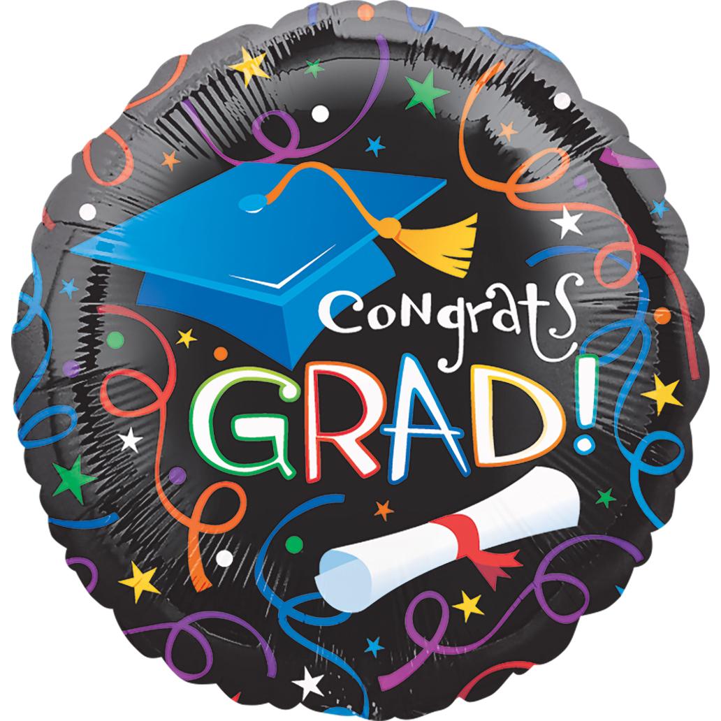 Graduation Celebration Foil Balloon 18in Balloons & Streamers - Party Centre