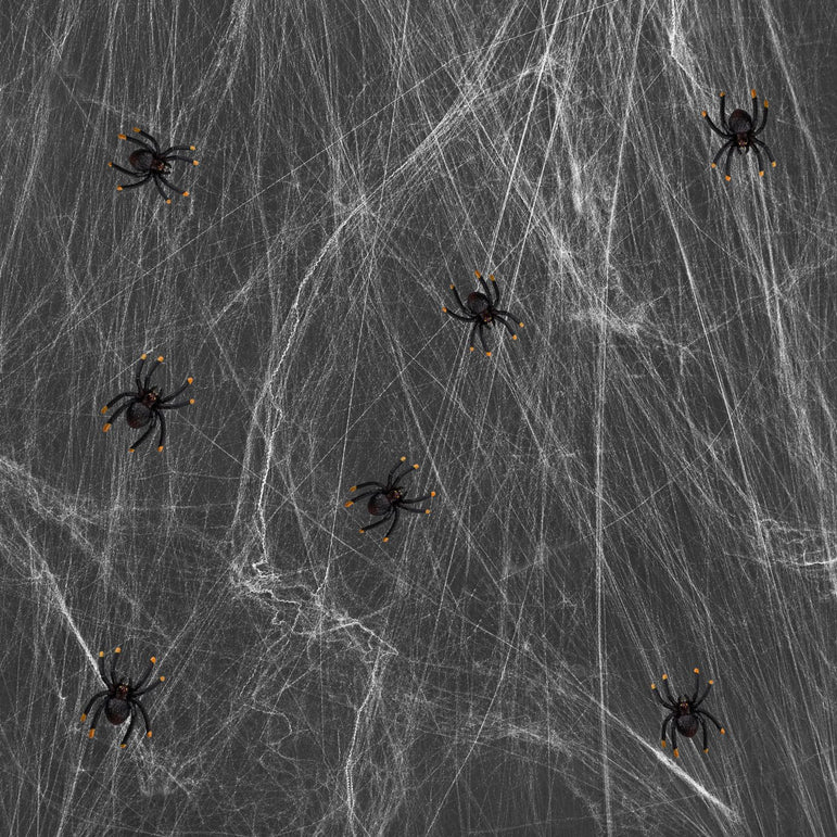 Halloween Plastic Spiders Mega Value Pack Favors 36pcs