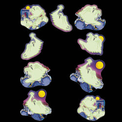 Ghouls And Graves GlD Window Decorations