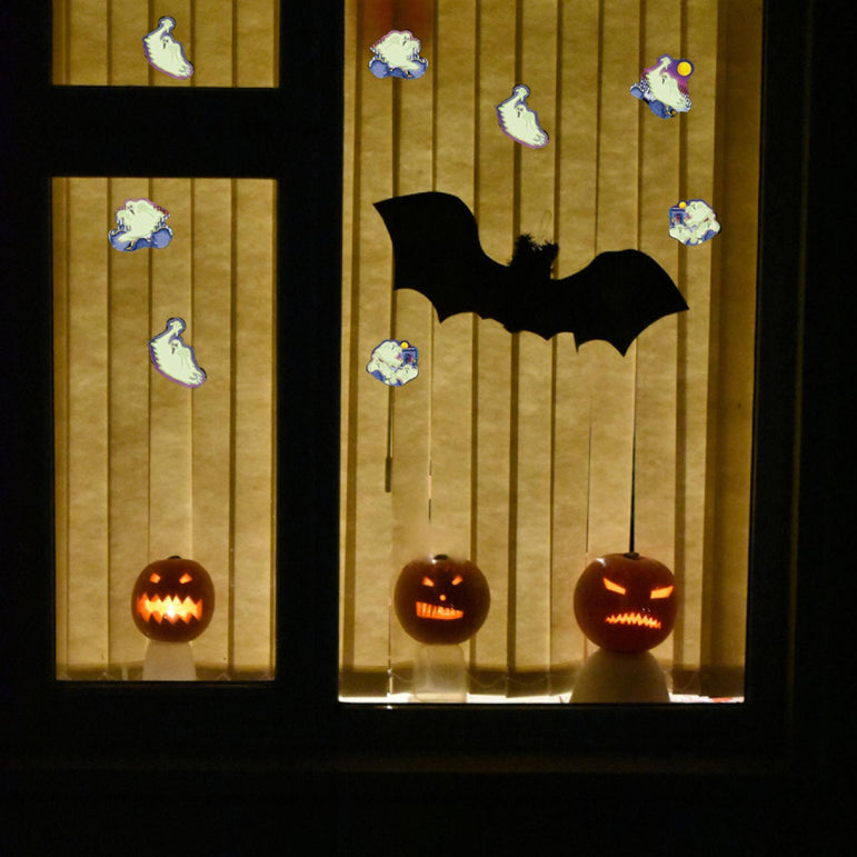 Ghouls And Graves GlD Window Decorations