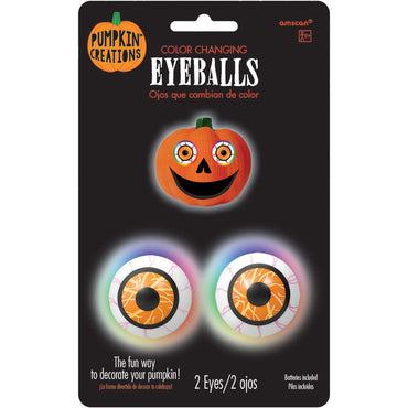Light Color Changing Eyeballs Pumpkin