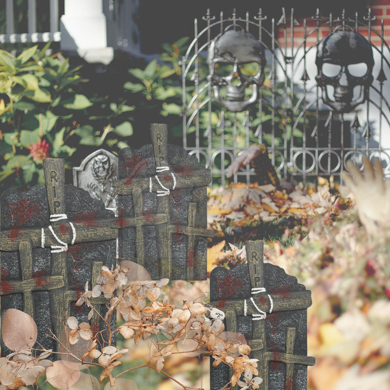 Halloween Field Of Screams Tombstone 22in