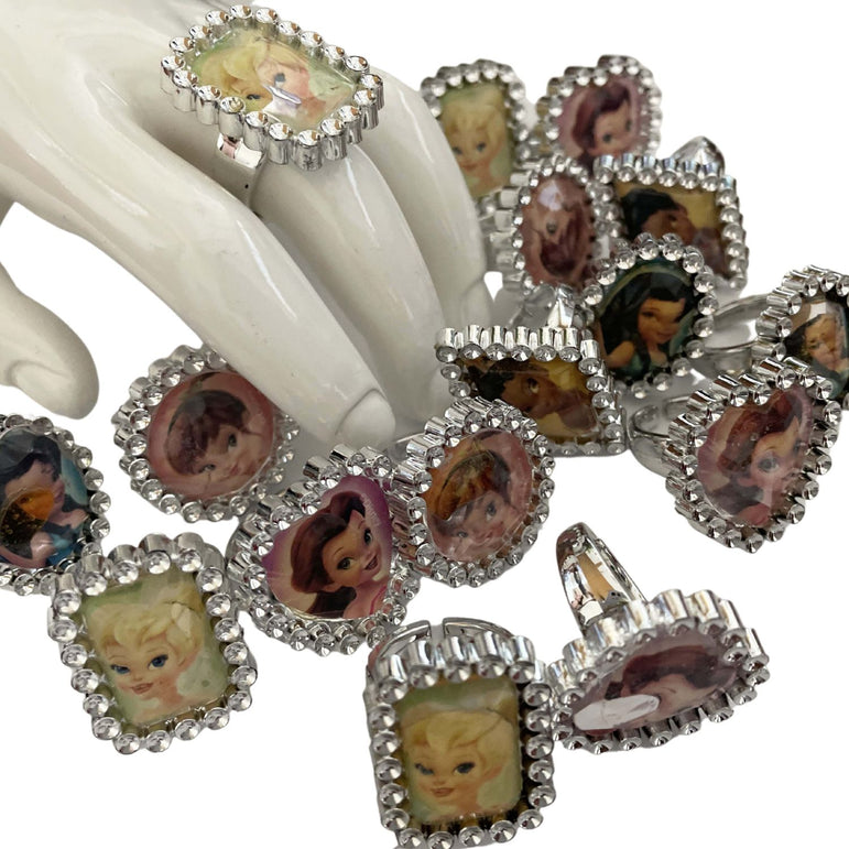Disney Tinker Bell Jewel Ring Favors 18pcs