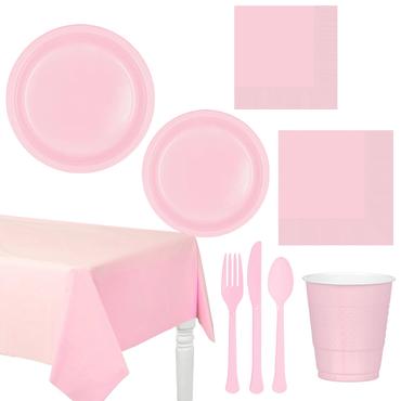 Party Centre Blush Pink Party Kit For 20 People Kits - Party Centre