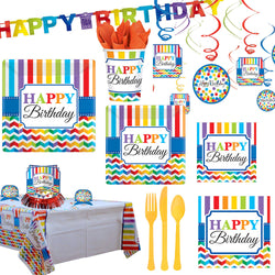 Bright Birthday Kit for 16 People