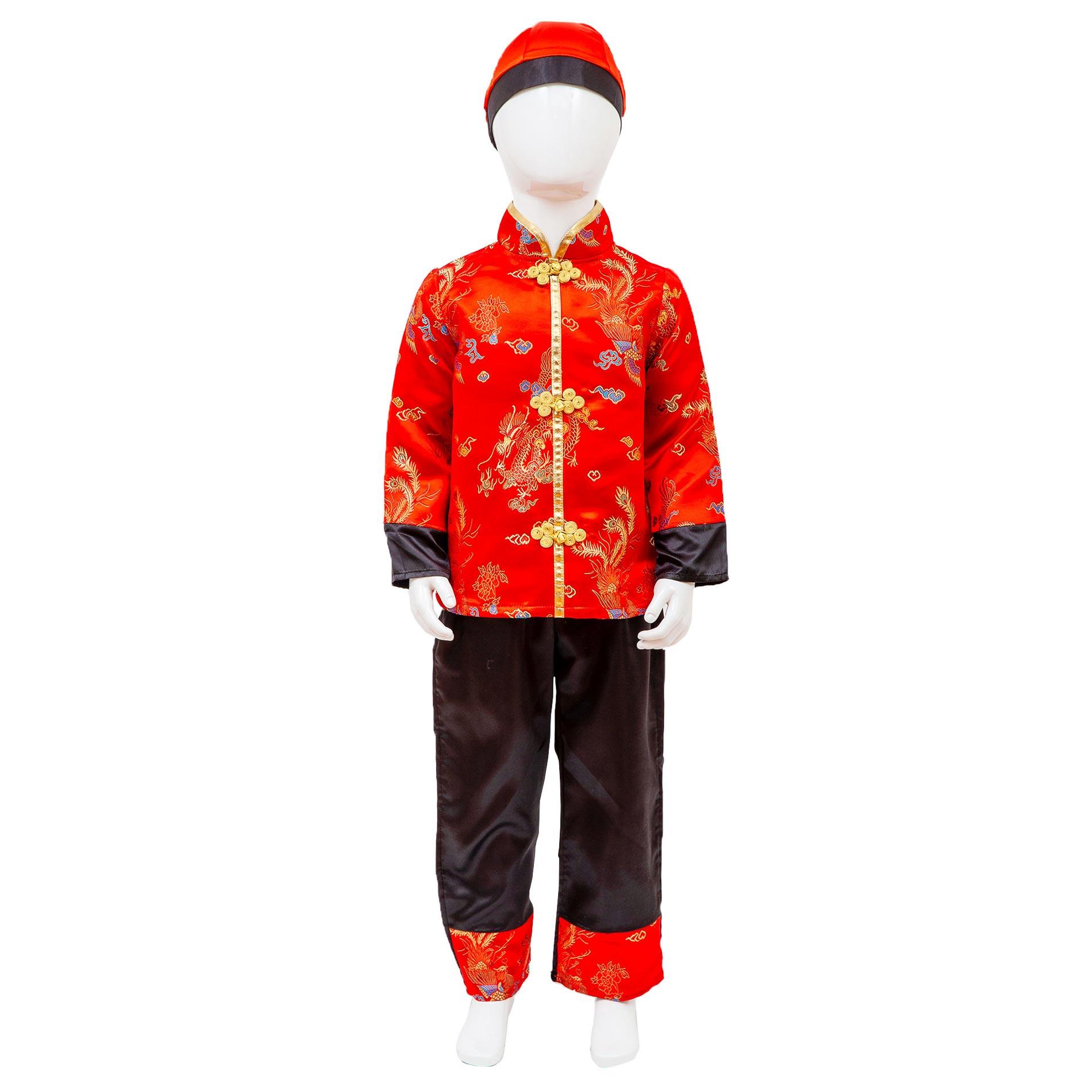Child Chinese Boy Costume Costumes & Apparel - Party Centre
