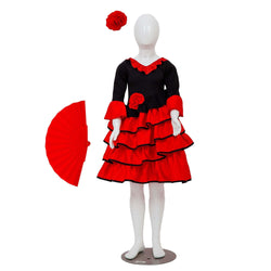 Child Spanish Girl Costume Costumes & Apparel - Party Centre