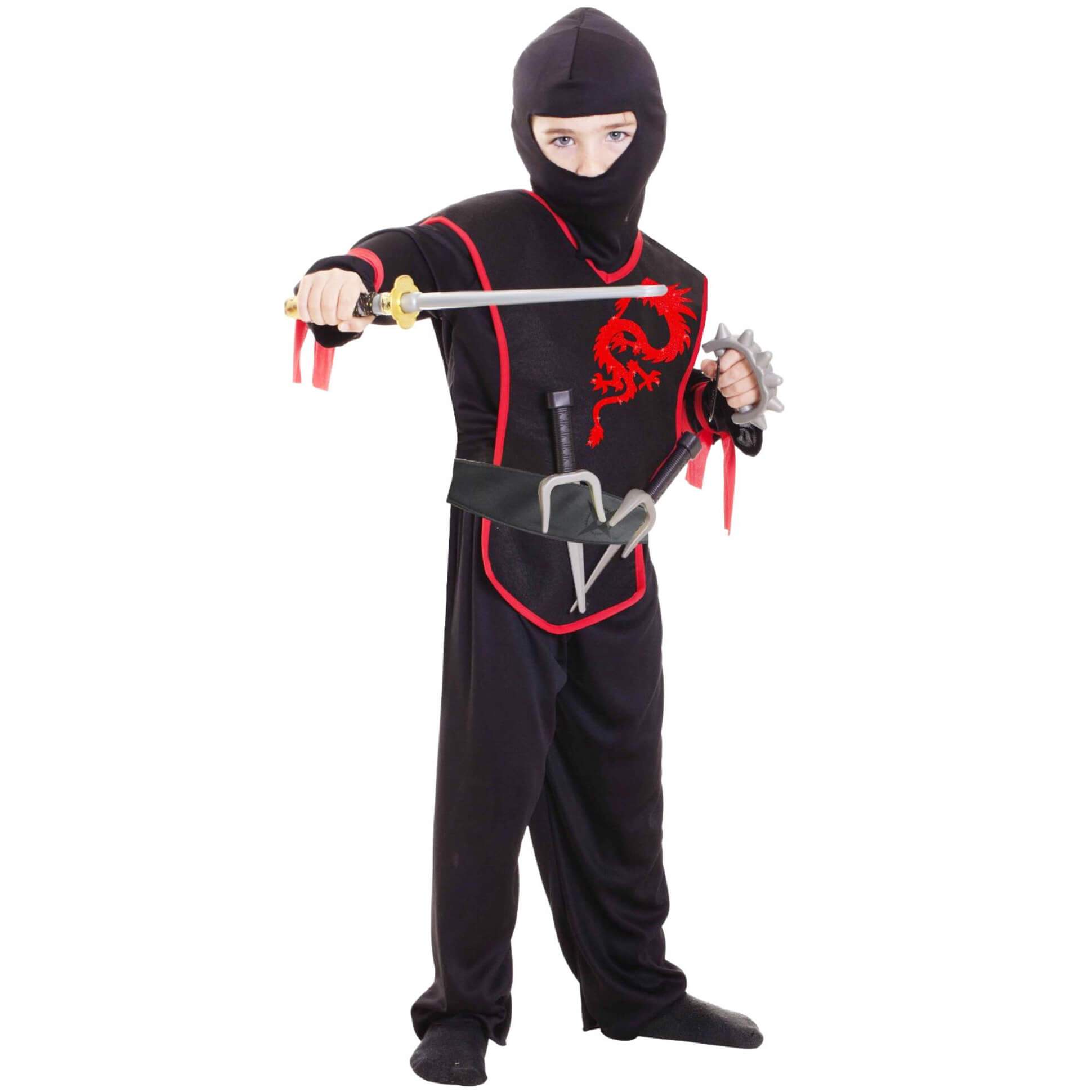 Child Ninja Role Play Set Costume Costumes & Apparel - Party Centre