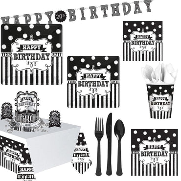 Chalkboard Birthday Kit for 16 People Kits - Party Centre