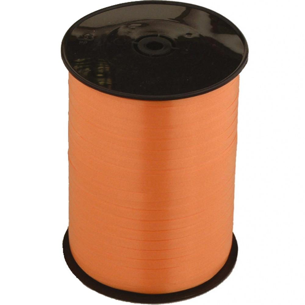 Tangerine Ribbon 500m Balloons & Streamers - Party Centre