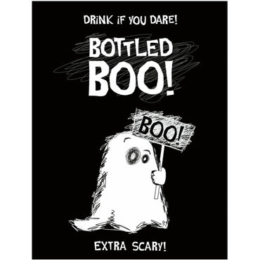 Boo Alcohol Bottle Labels 10pcs Party Accessories - Party Centre