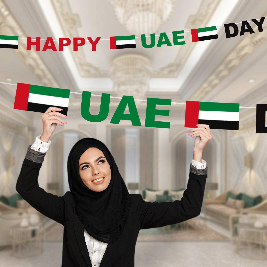 Happy UAE Day Banner 12ft. x 6in