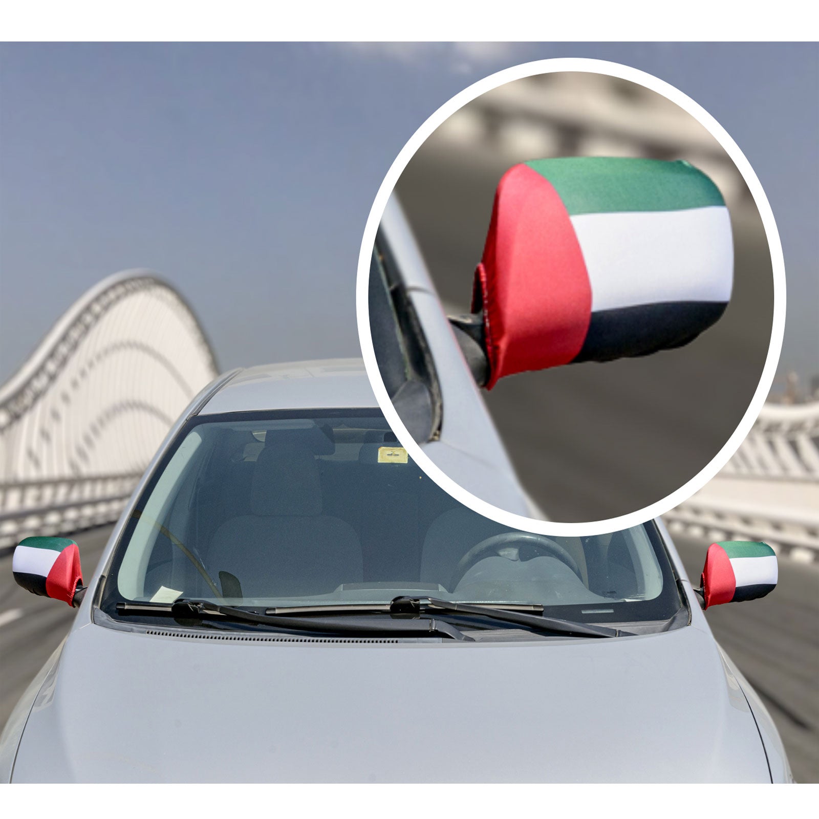 UAE Car Mirror Flags