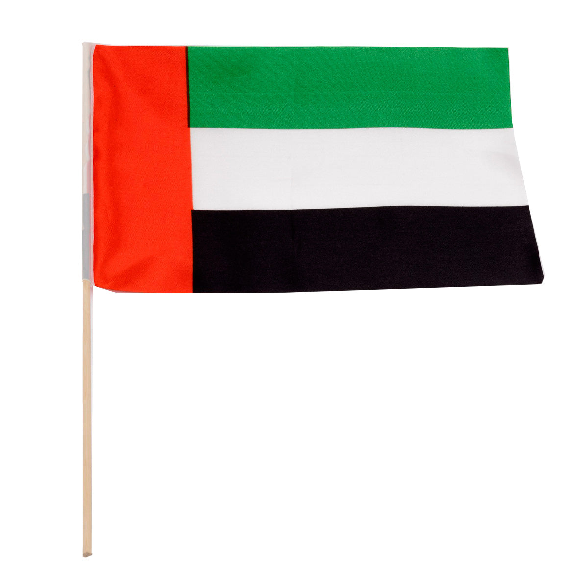UAE Flag with Rod 17.7 x 35.5 inch (45 x 90 cm)