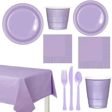 Party Centre Lavender Party Kit For 20 People Kits - Party Centre