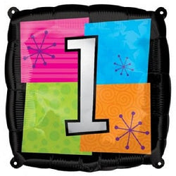 Multi-Color Number Foil Balloons 45cm