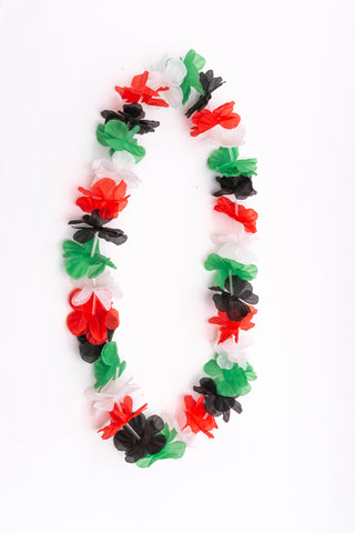 UAE Lei Red, Green, White, Black 40 inch  (101.6 cm)