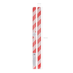 Stripes Light Pink & Red Print Wrapping Paper 70cm