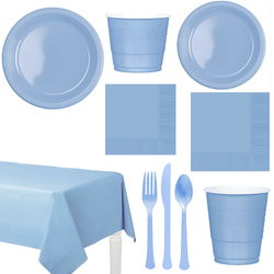 Party Centre Pastel Blue Party Kit For 20 People Kits - Party Centre