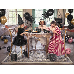 Boo Mix Boxes for Popcorn Black w/ White & Gold Metallic Print