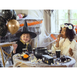 Boo Mix Boxes for Popcorn Black w/ White & Gold Metallic Print