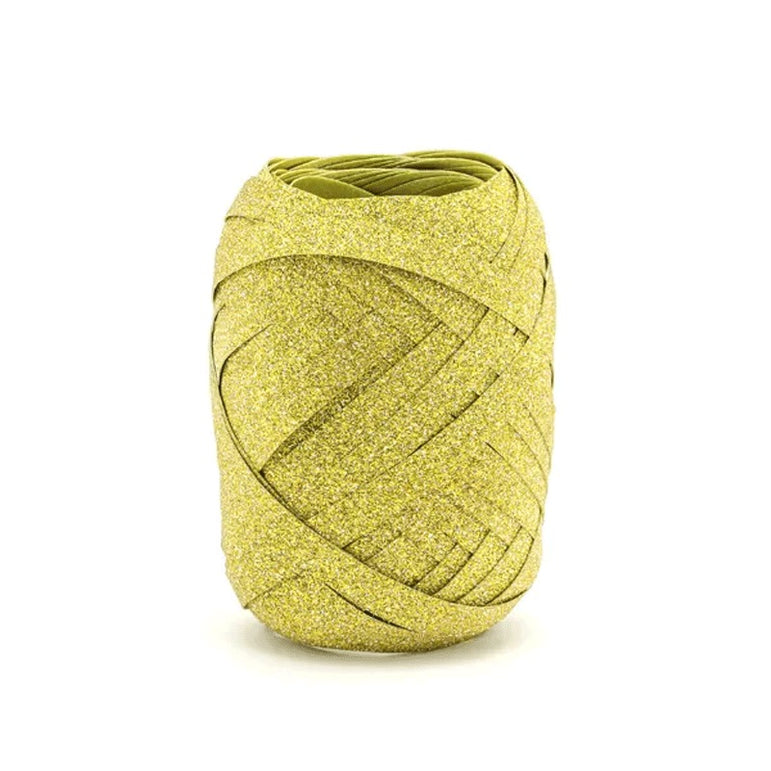 Shop Plastic Ribbon-Gold 5mm - Party Centre, UAE 2024