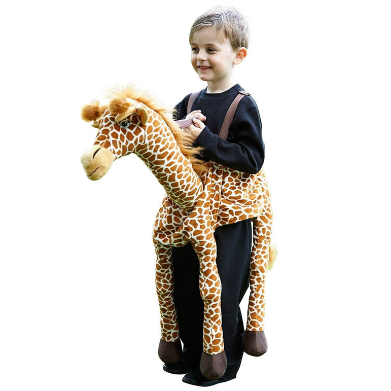 Child Ride On Giraffe Costume Costumes & Apparel - Party Centre