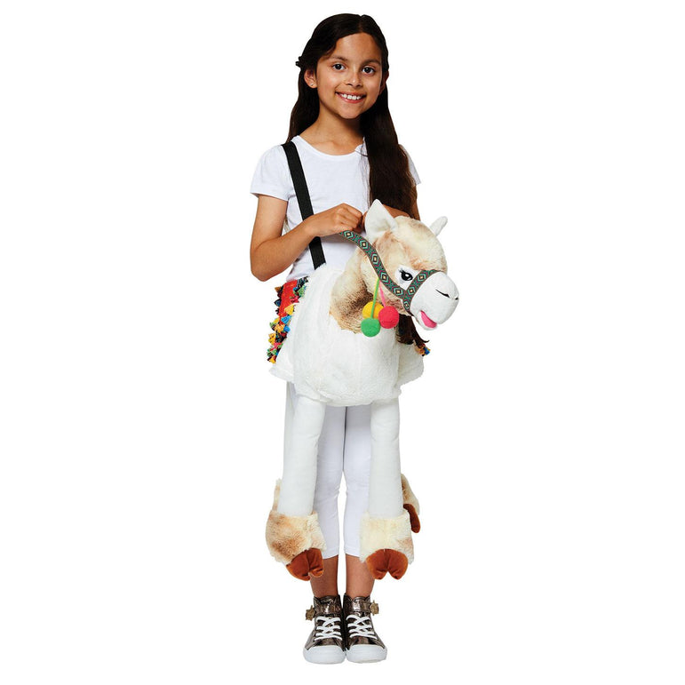 Child Ride On Llama Costume Costumes & Apparel - Party Centre