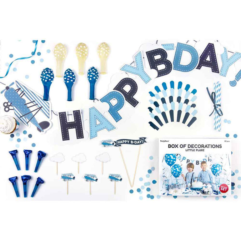 Little Plane Party Decoration Set Decorations - Party Centre