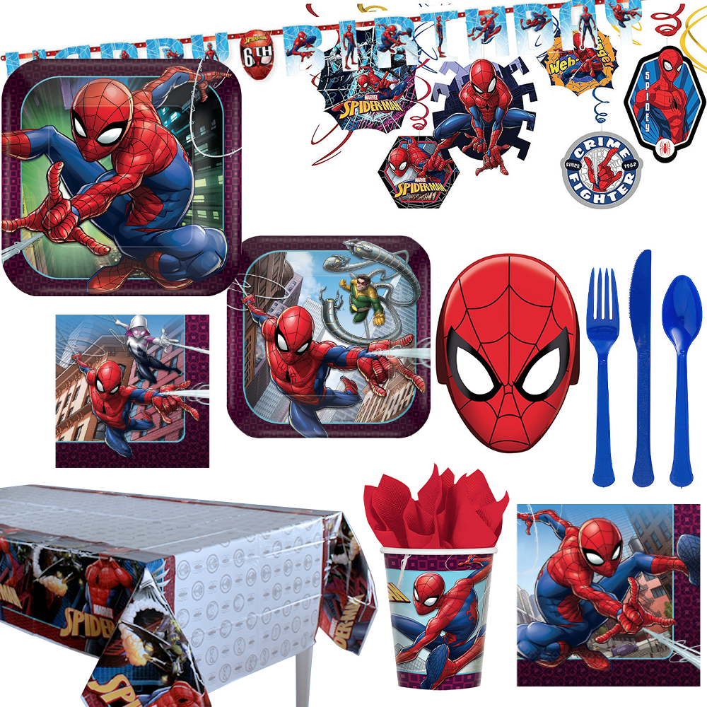 Spider-Man Kit for 8 People Kits - Party Centre