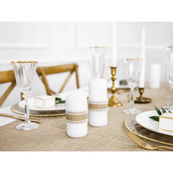 Jute Tape With White Lace