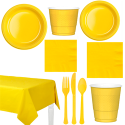 Party Centre Yellow Sunshine Party Kit For 20 People Kits - Party Centre