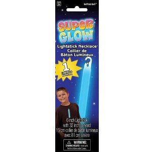 Blue Light Stick Necklace Party Accessories - Party Centre