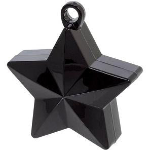 Black Star Balloon Weight 6oz Balloons & Streamers - Party Centre